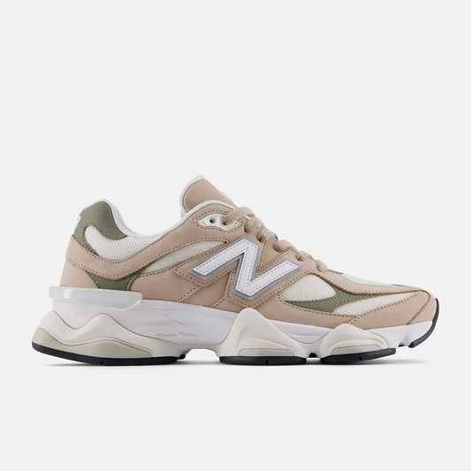 Baskets unisexes NB 9060 MINDFUL GREY avec DARK OLIVINE