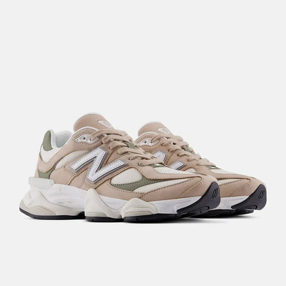 Baskets unisexes NB 9060 MINDFUL GREY avec DARK OLIVINE